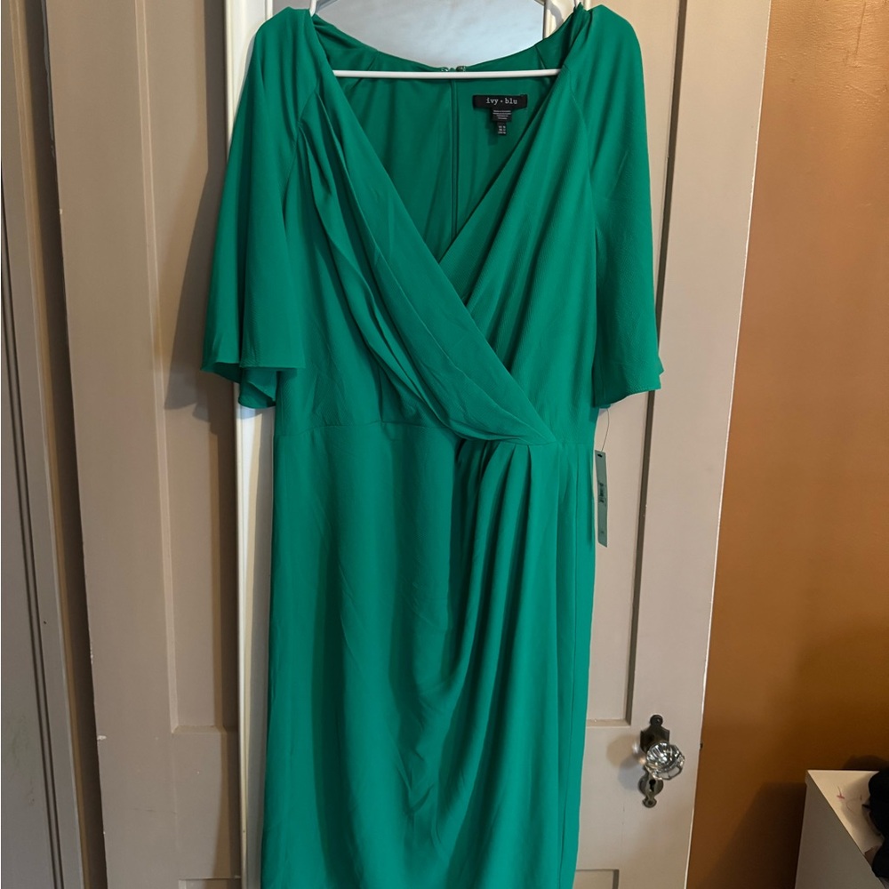 Green Wrap Dress